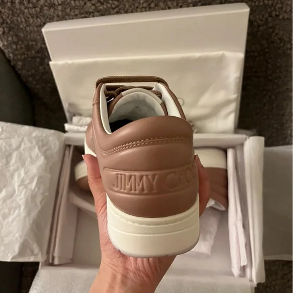 New Jimmy Choo Women’s Sneakers Hawaii 38.5 Ballet Pink $650 - Picture 6 of 7